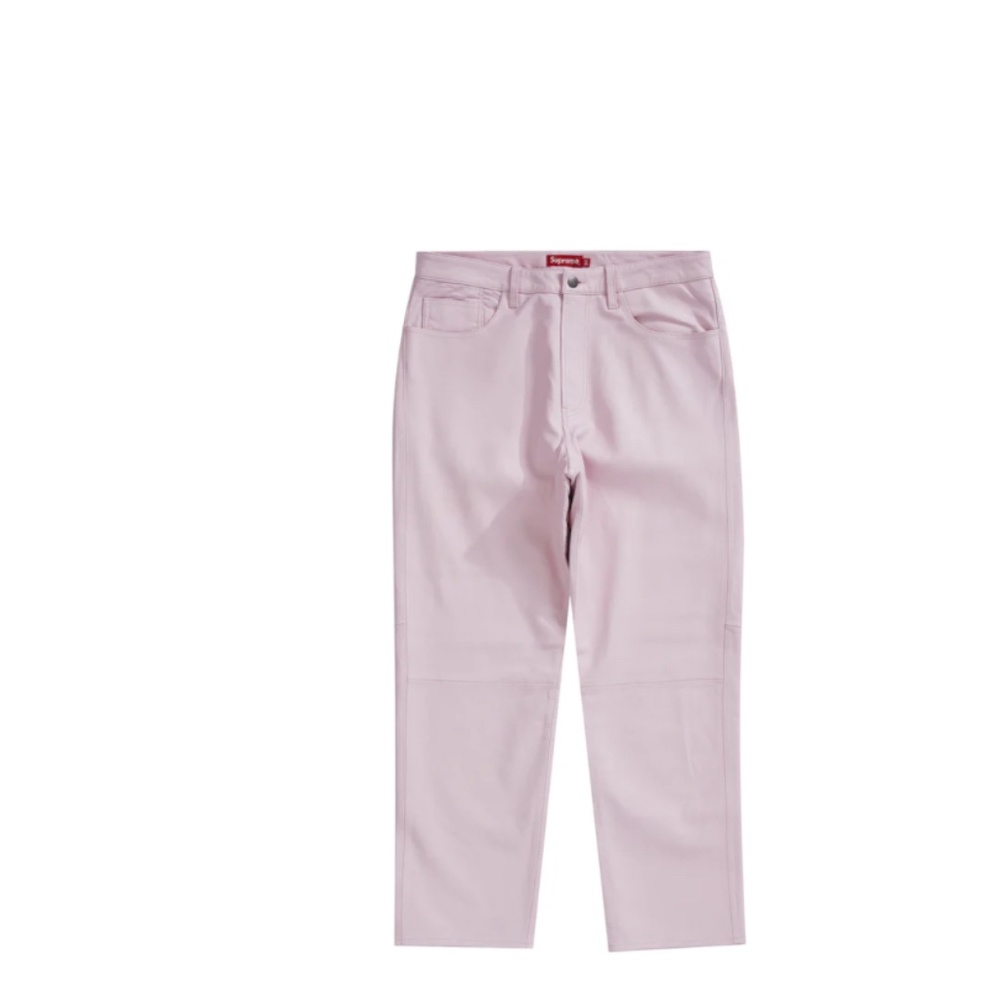 SUPREME Leather 5-Pocket Jean Size 34